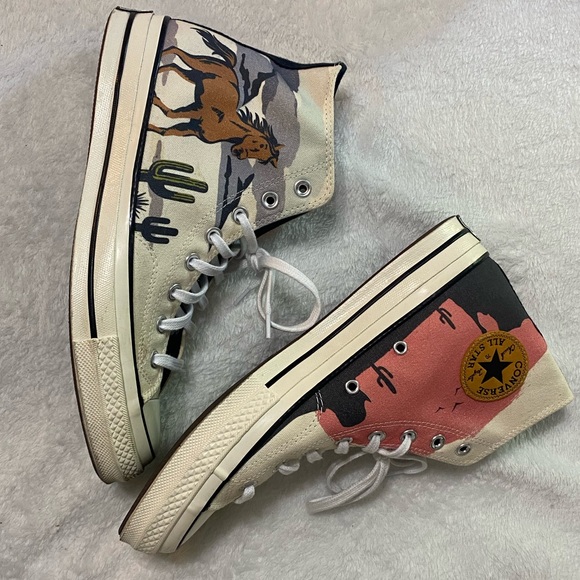 Converse Shoes - Twisted Resort Old Western Sunset Hightops